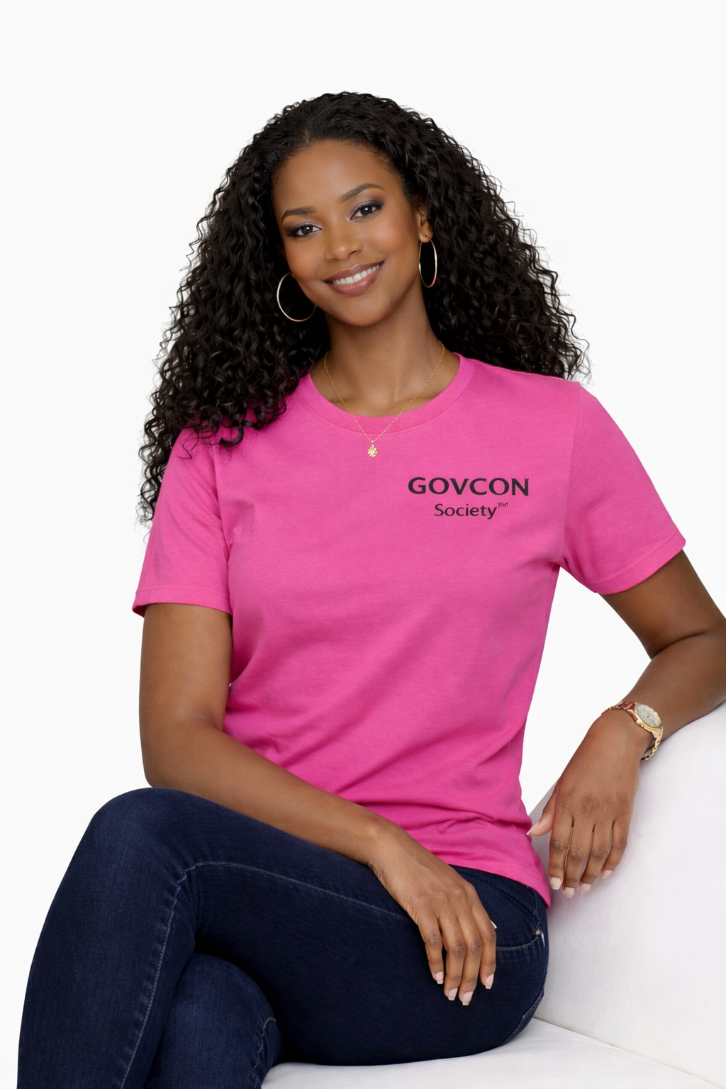 GOVCON Society Tee-Pink